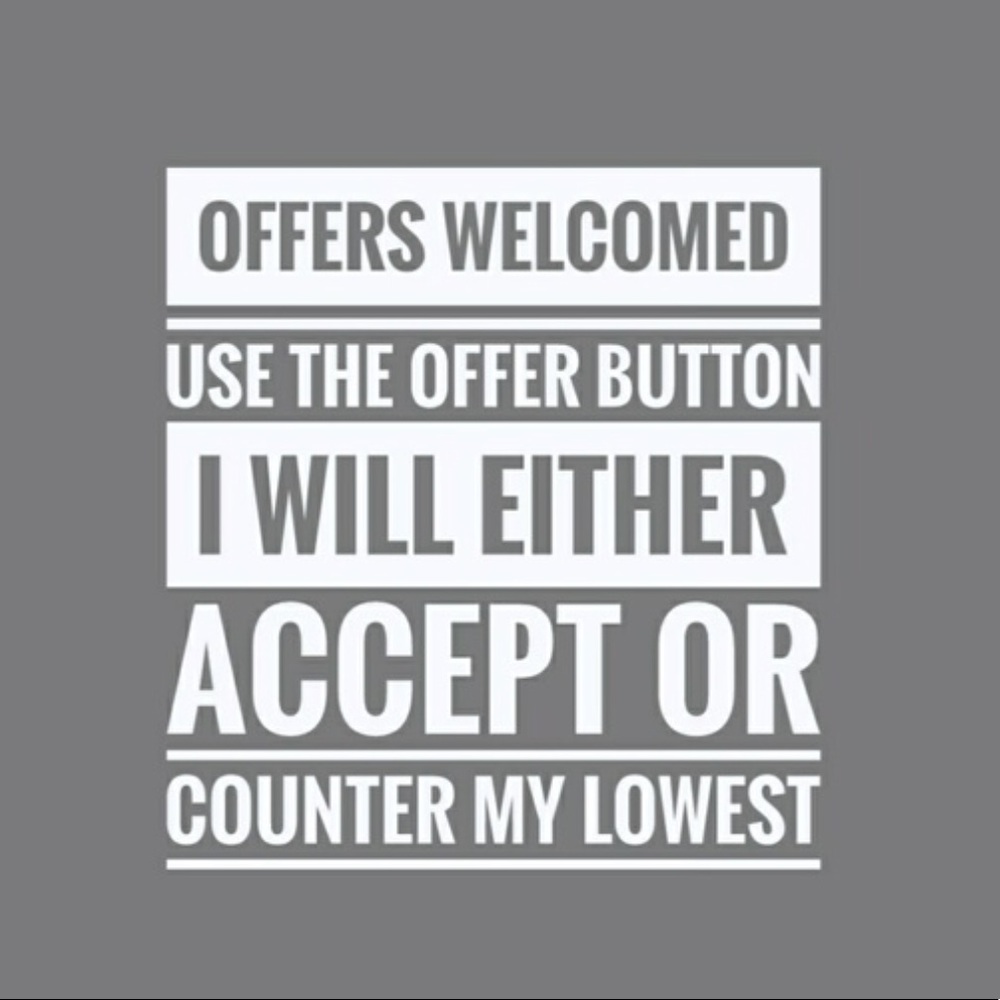 MAKE ME AN OFFER! 🙃❤️